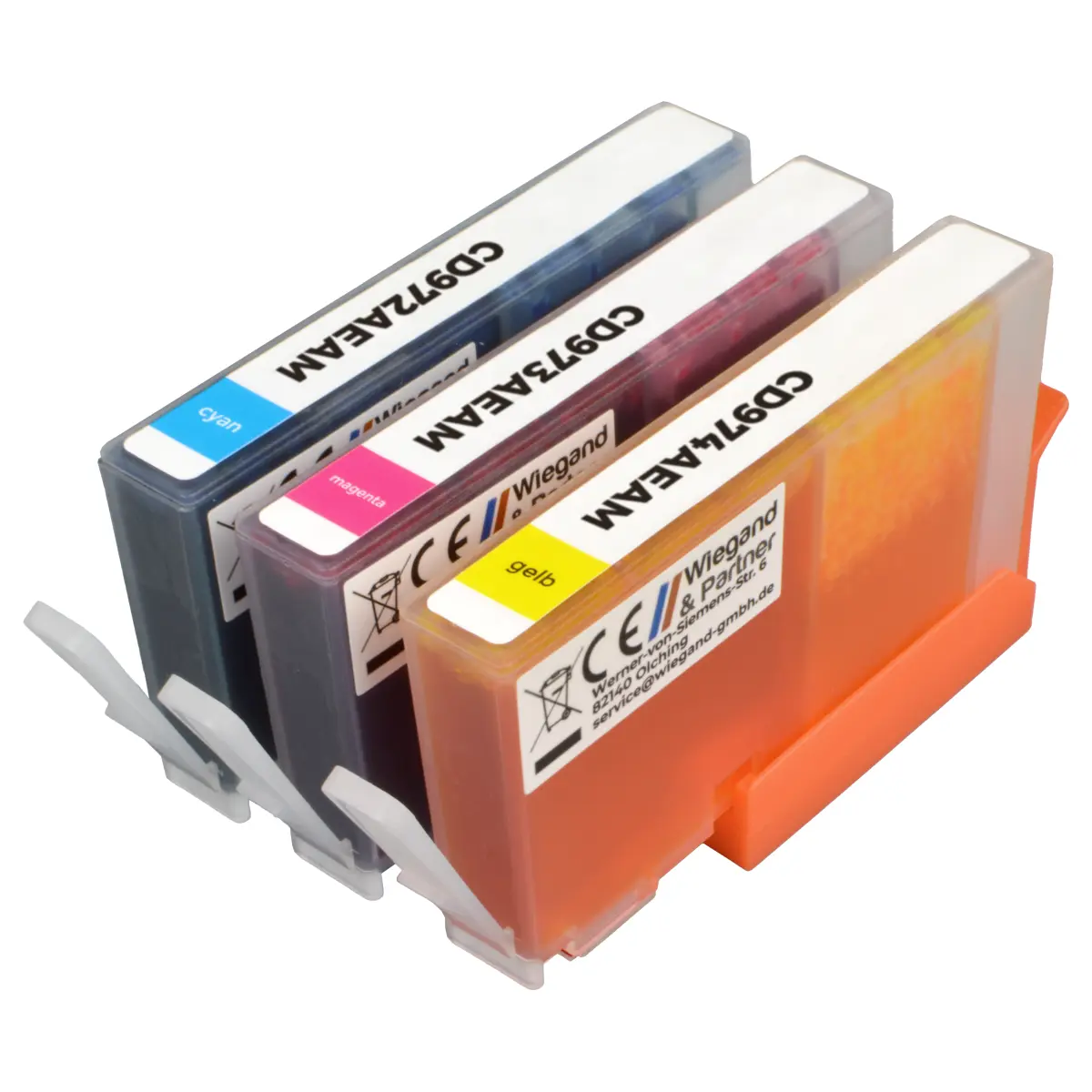 HP 920 - alternatives Patronen MultiPack 'cyan magenta gelb' 3x 13,6 ml | 3x 980 Seiten - Digital Revolution
