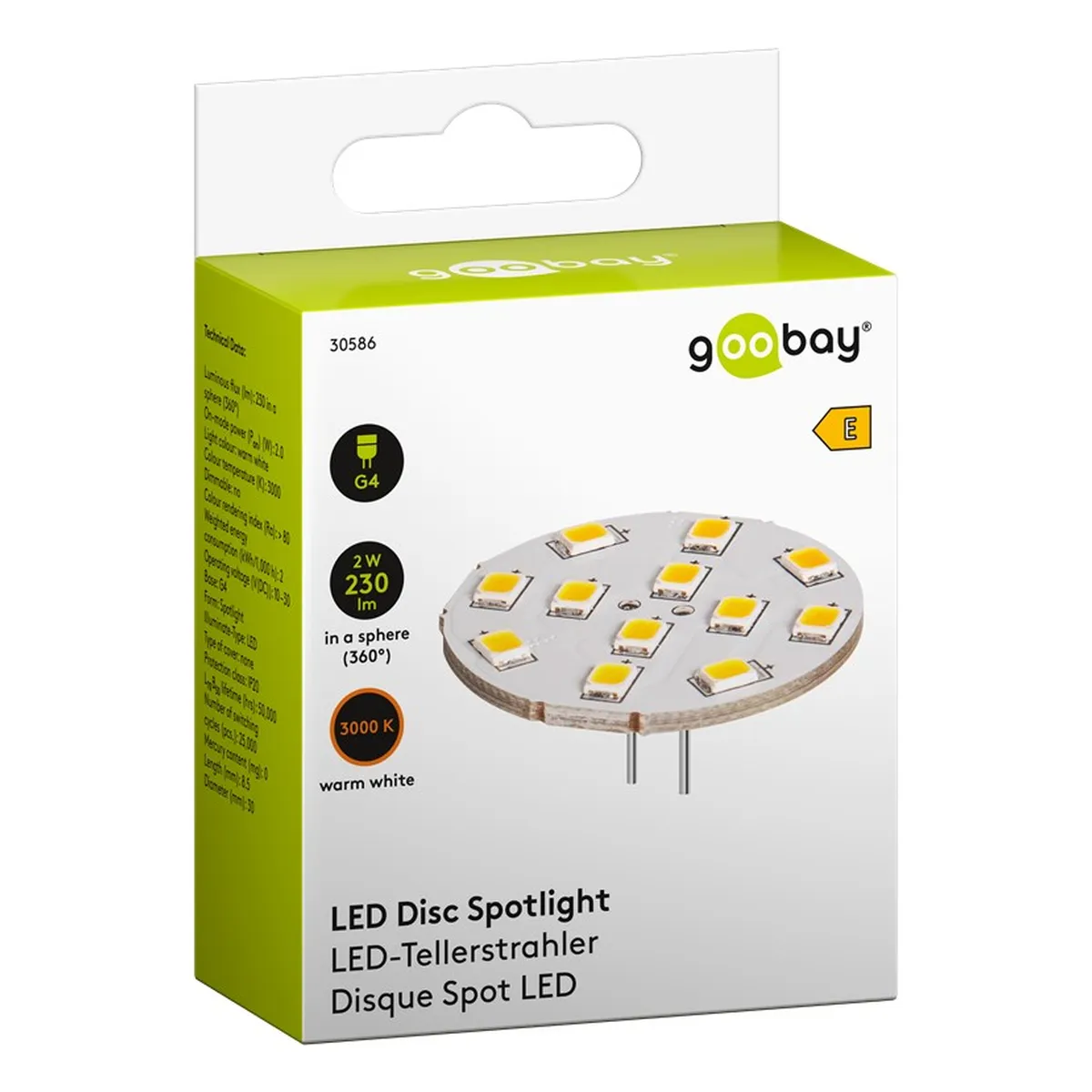 Goobay LED Tellerstrahler, 2W