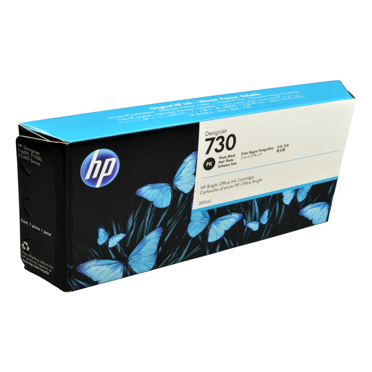 HP Tinte P2V73A  730  foto schwarz