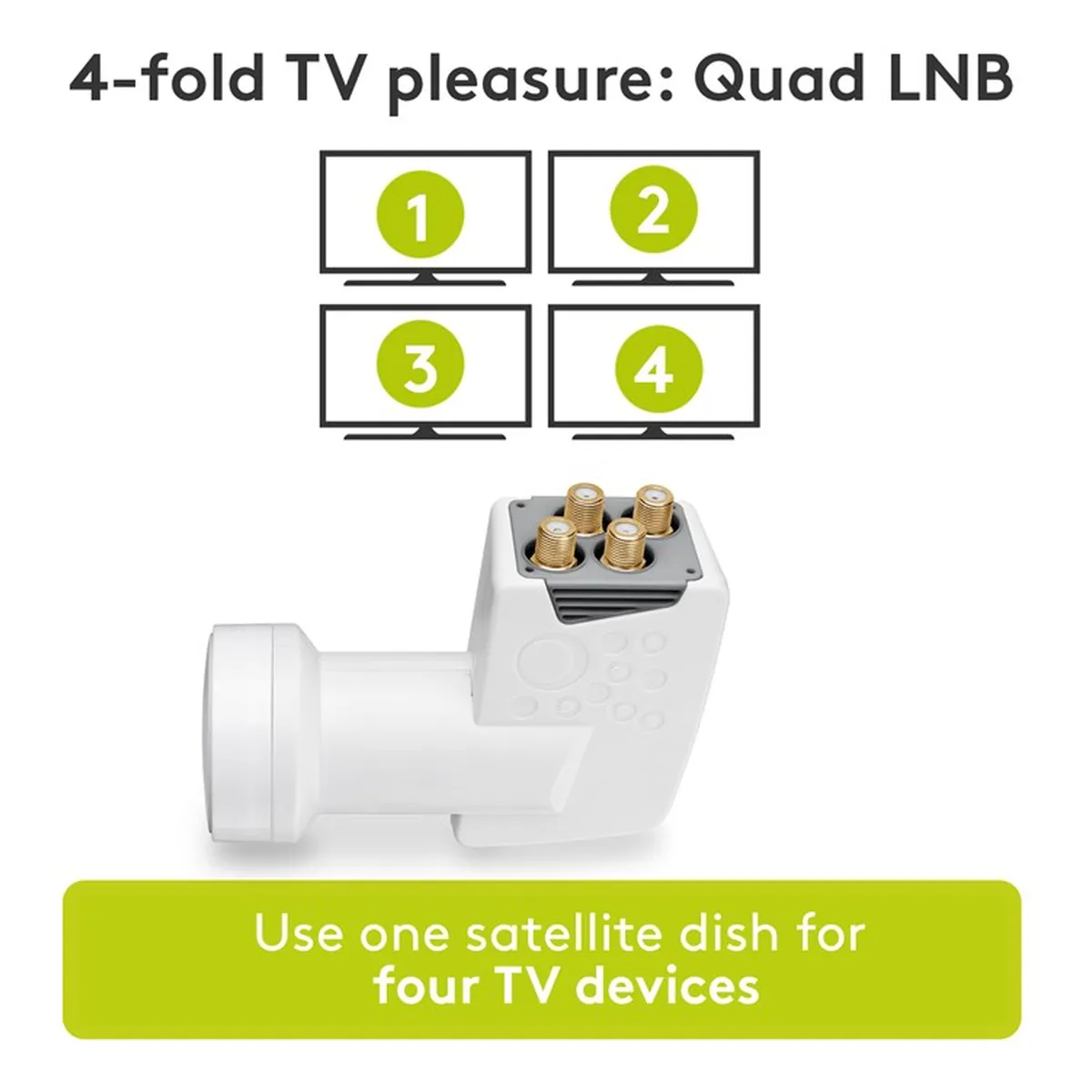 Goobay Universal Quad LNB