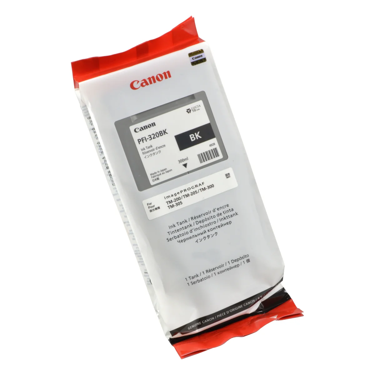 Canon Druckerpatrone 'PFI-320BK' schwarz 300 ml