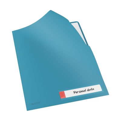 4708 Privacy Sichthülle Cosy - A4, PP, blau matt, Blickdicht, 3 Stück