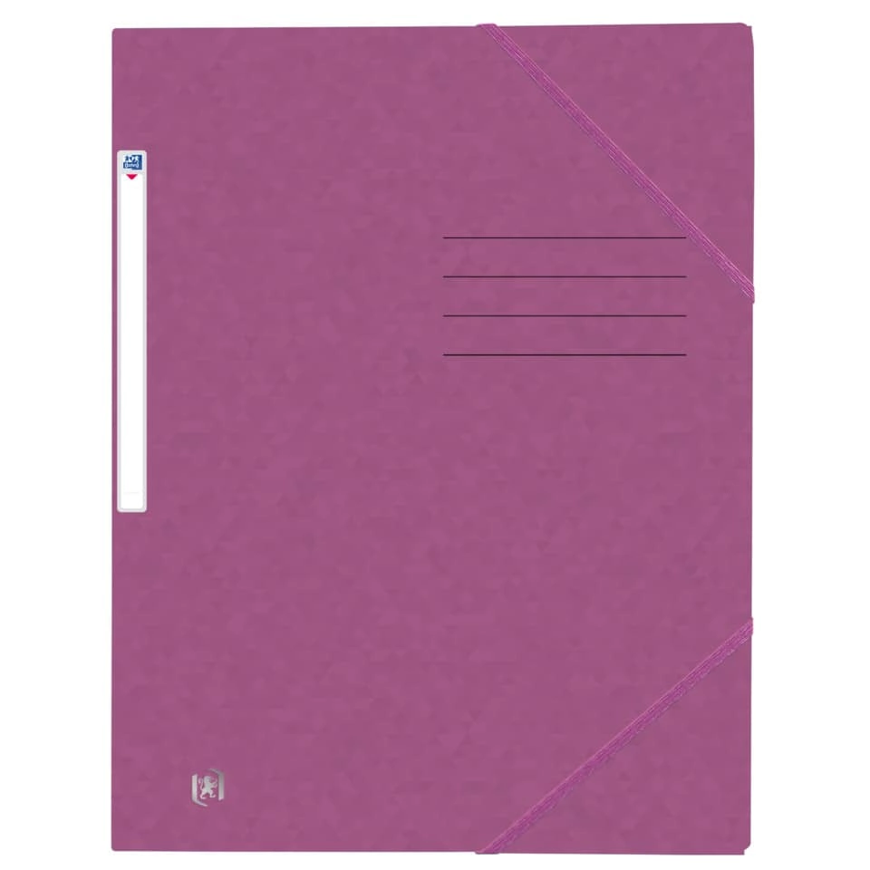 Eckspannermappe TOPFILE+ - A4, Rückenschild, Karton, violett