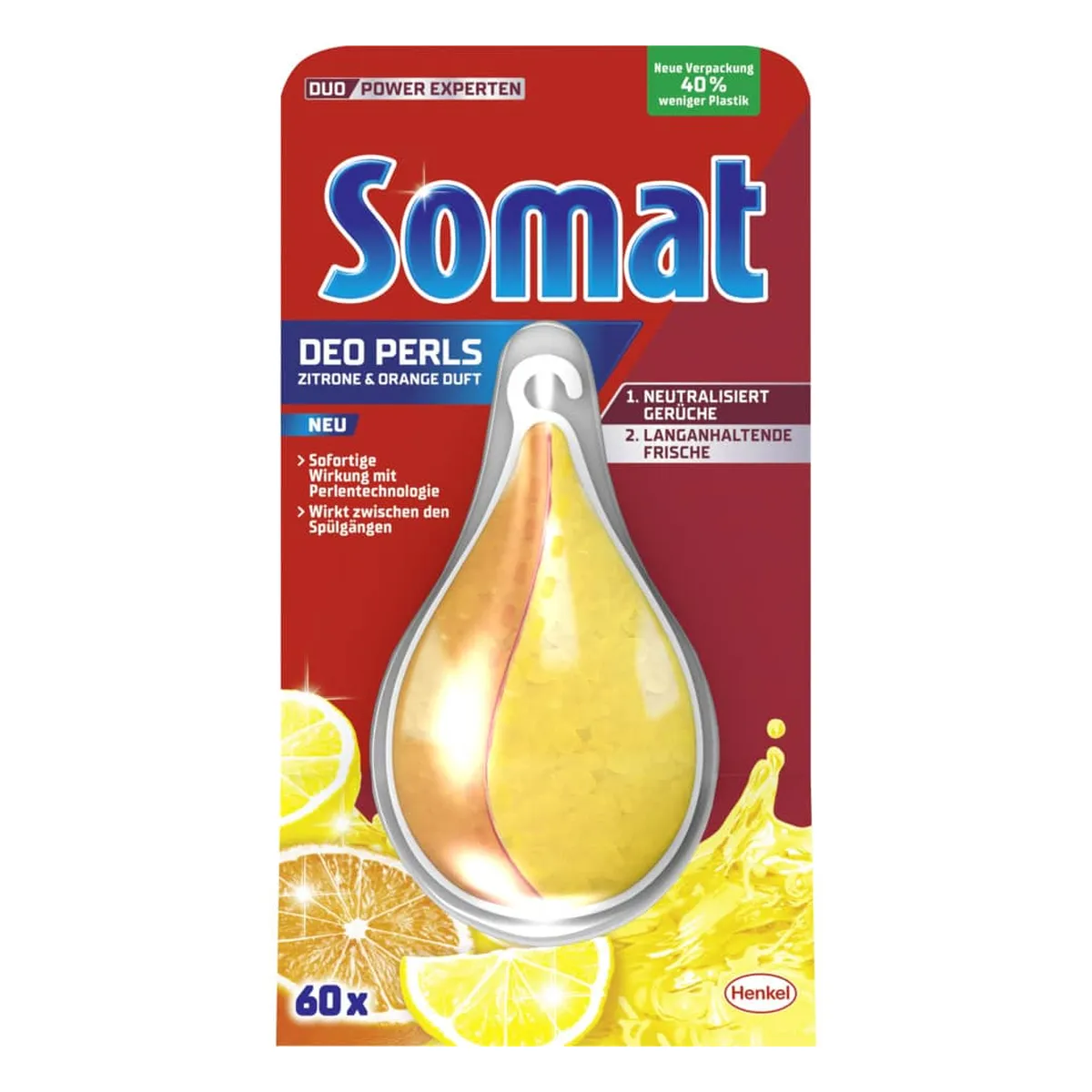 Somat Spülmaschinen-Deo Perls Zitrone&Orange - 17 g