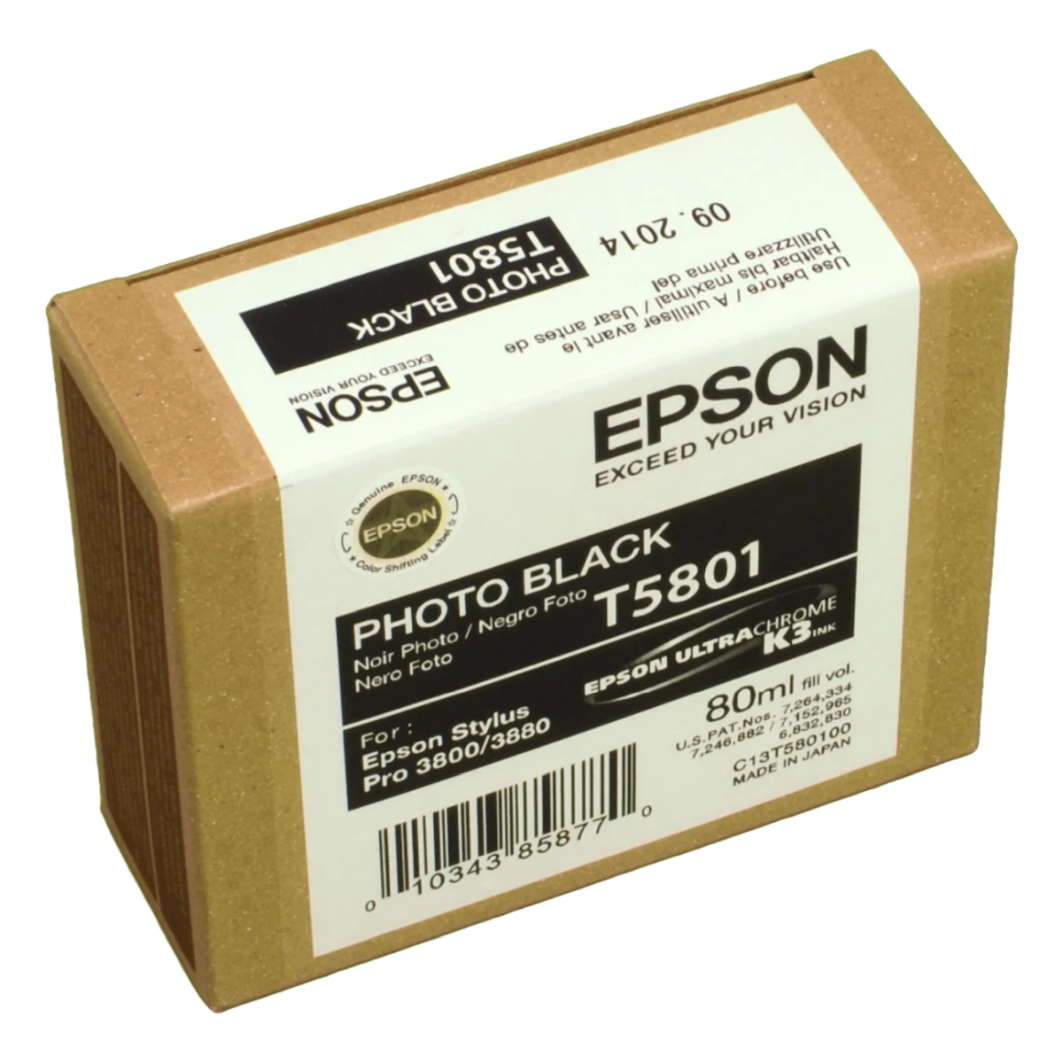 Epson Tinte C13T580100 photo schwarz