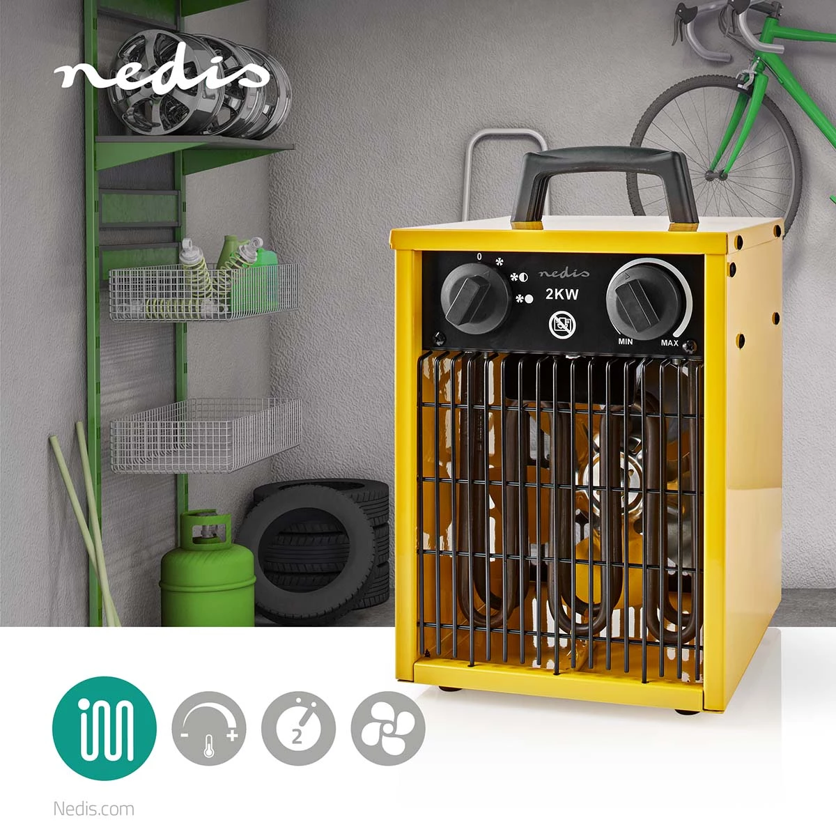 Nedis Industrie Heizlüfter