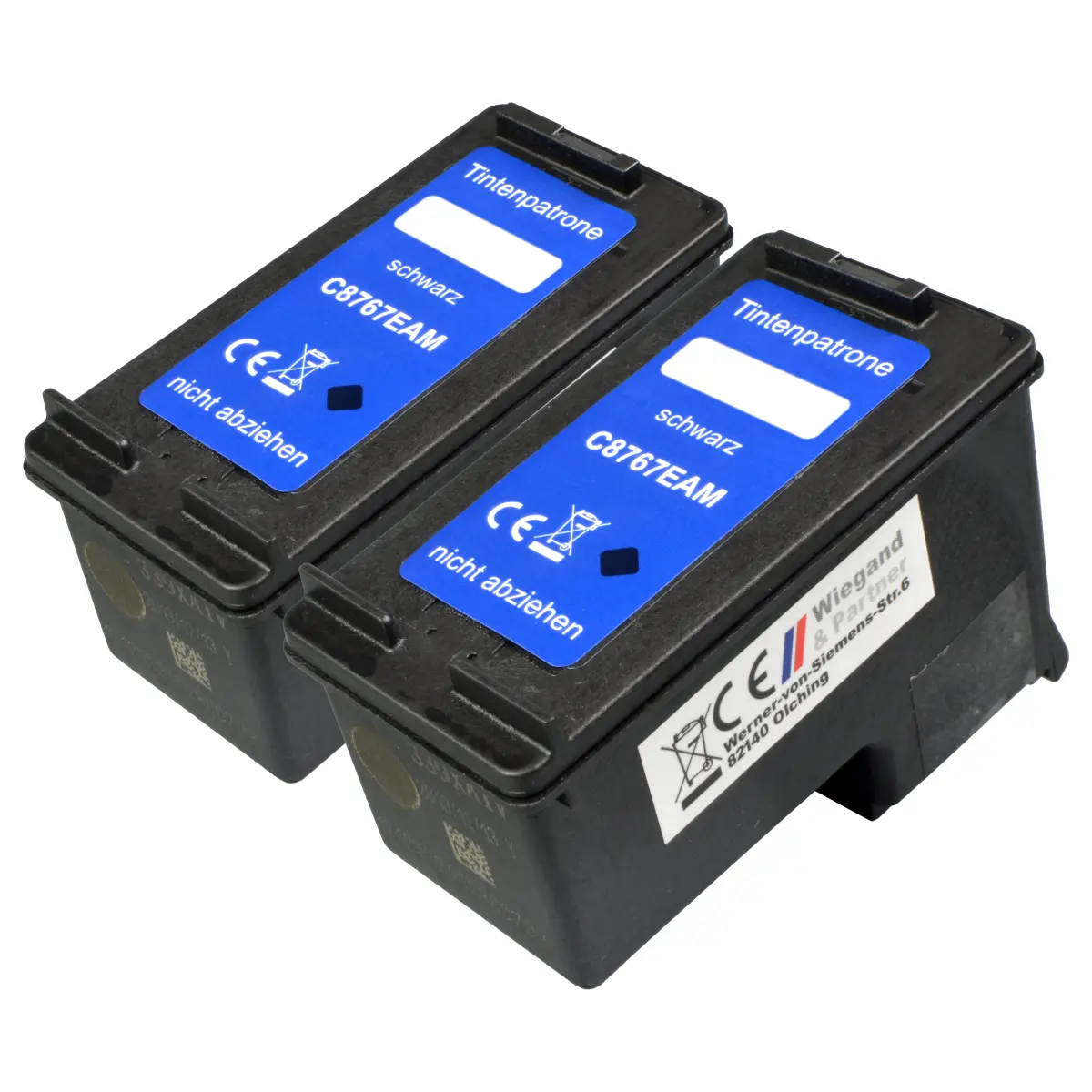 HP 339 - alternatives Patronen DoppelPack 'schwarz' 2x 23 ml | 2x 1.030 Seiten - Digital Revolution