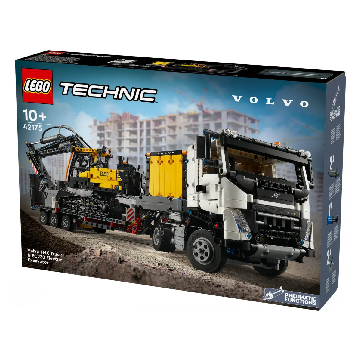 LEGO® Technic Volvo FMX LKW mit EC230 Electric Raupenbagger 42175