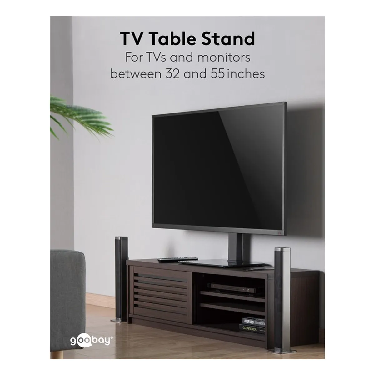 Goobay TV-Standfuß Basic Fix