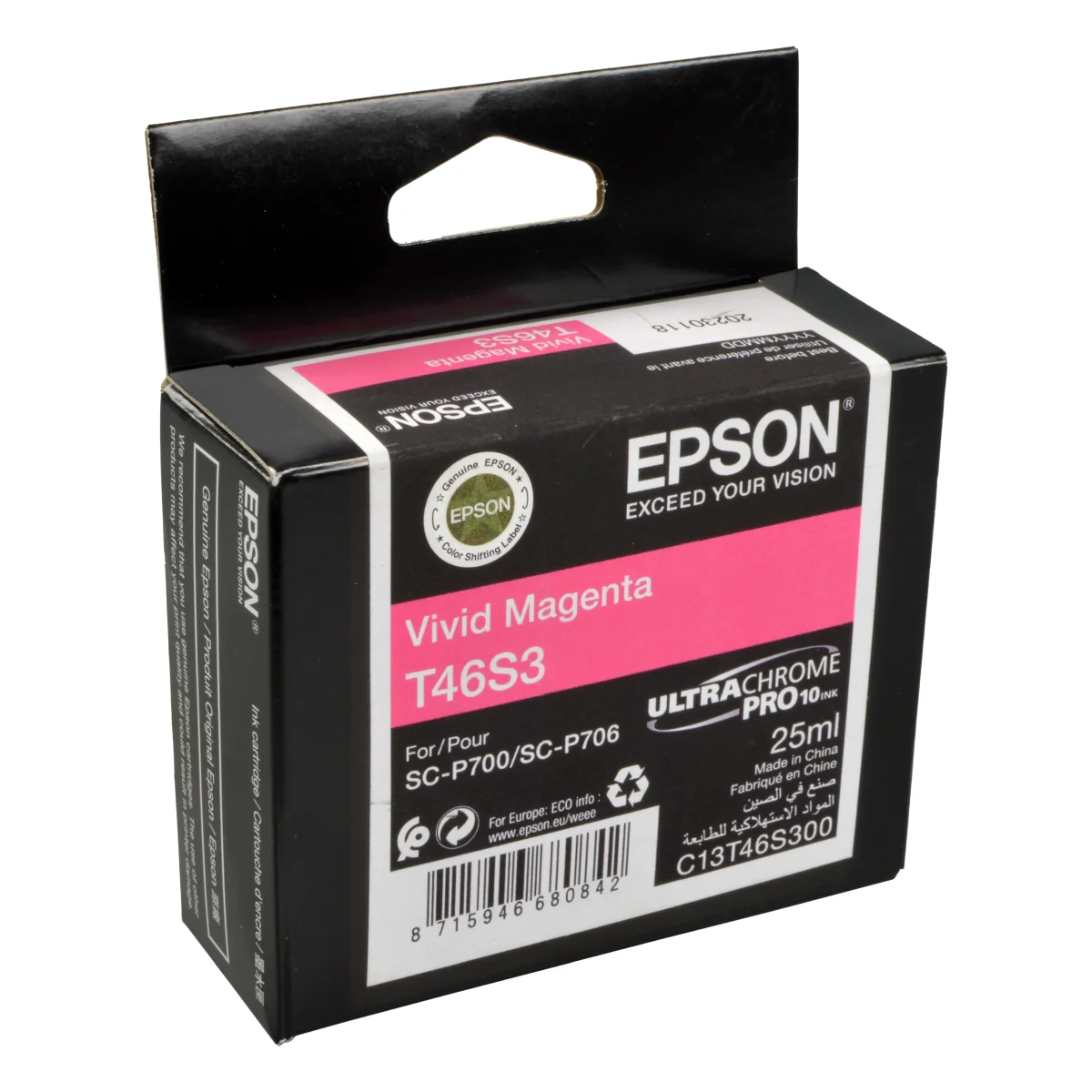 Epson Tinte C13T46S300  T46S3  vivid magenta