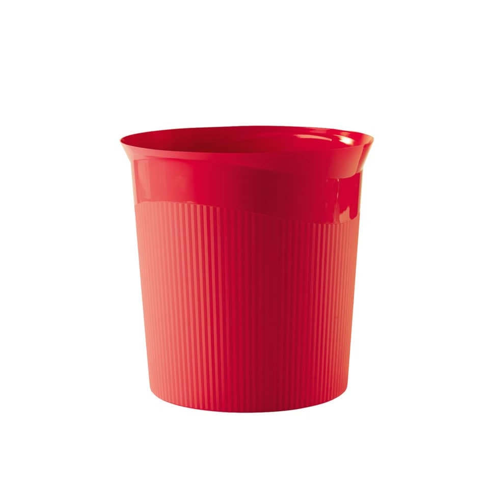 HAN Papierkorb Re-LOOP - 13 Liter, rund, rot