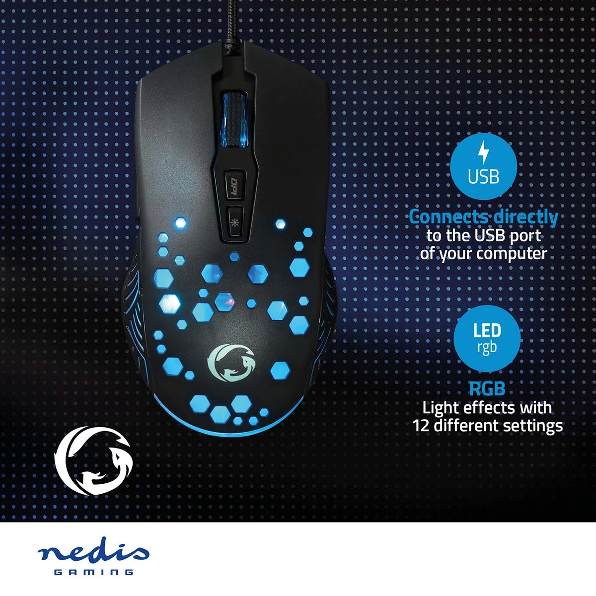 Nedis Gaming Mouse