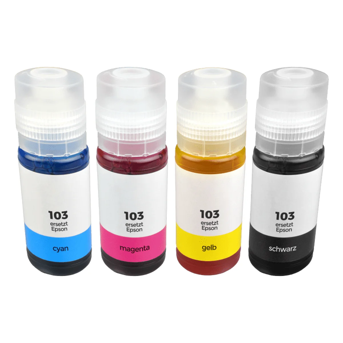 Epson 103 - alternative Tinte Multipack KCMY 1x 4.850 Seiten (BK), 3x 8.100 Seiten (CMY) - Digital Revolution