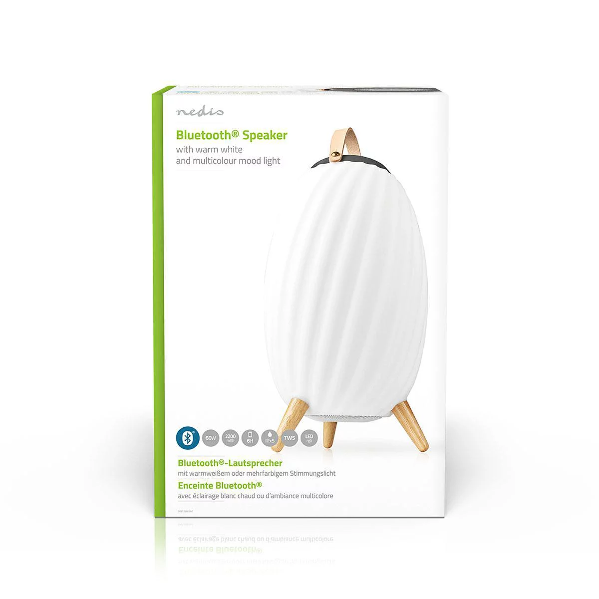 Nedis Bluetooth-Lautsprecher mit Mood Light