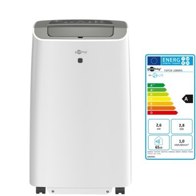 Lokales Klimagerät 9000 BTU / 2600W mit Fernbedienung und Timer