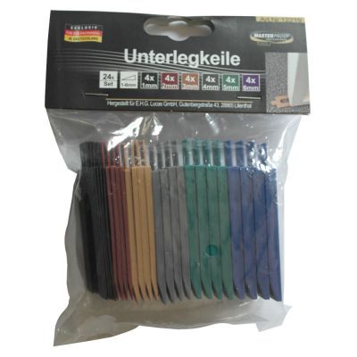 Masterproof Unterlegkeile, 24 Stück