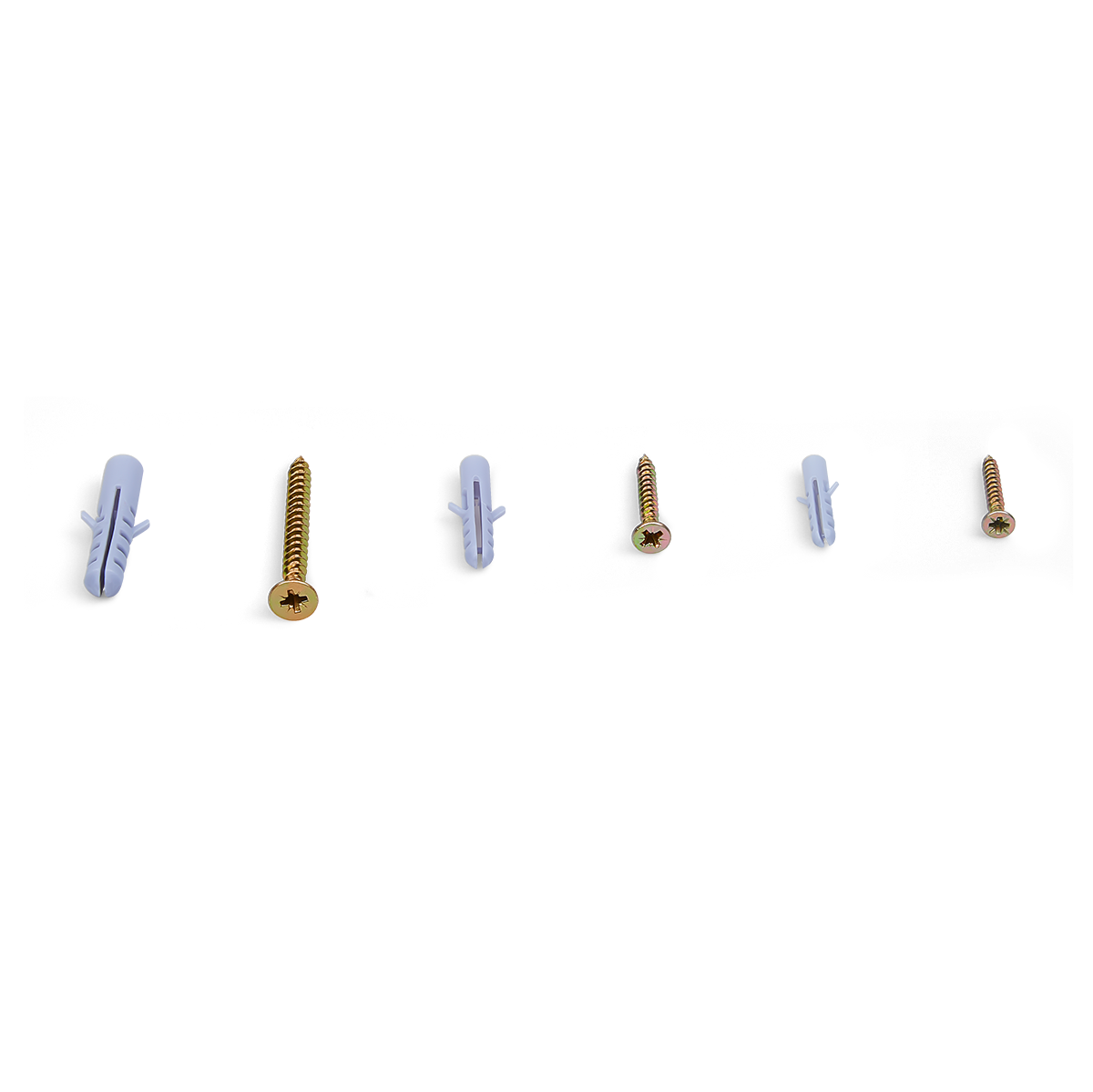Masterproof Spanplattenschrauben mit Dübel-Sortiment, 150-teilig, M5-M8