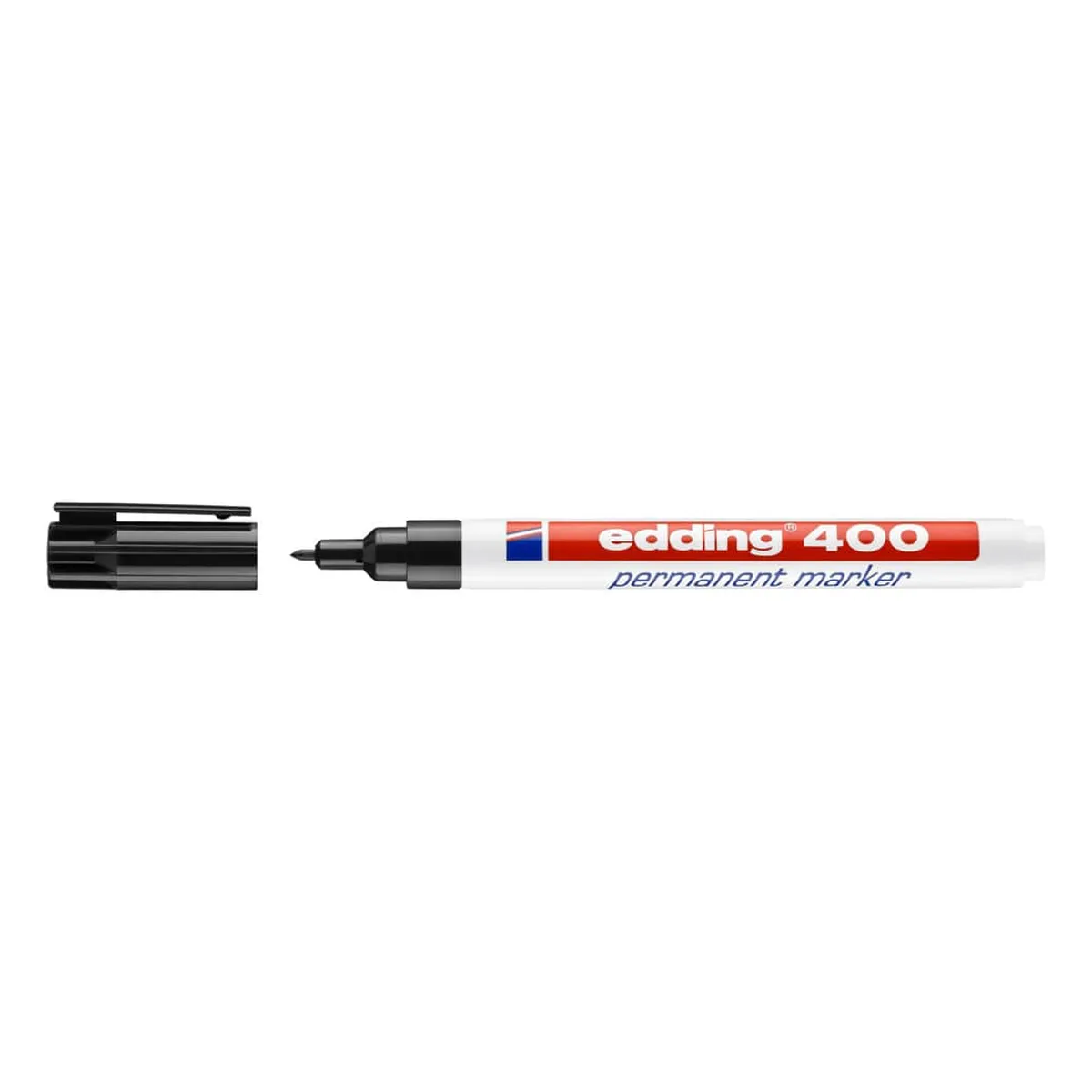 Edding Permanentmarker - 1 mm, schwarz, nachfüllbar