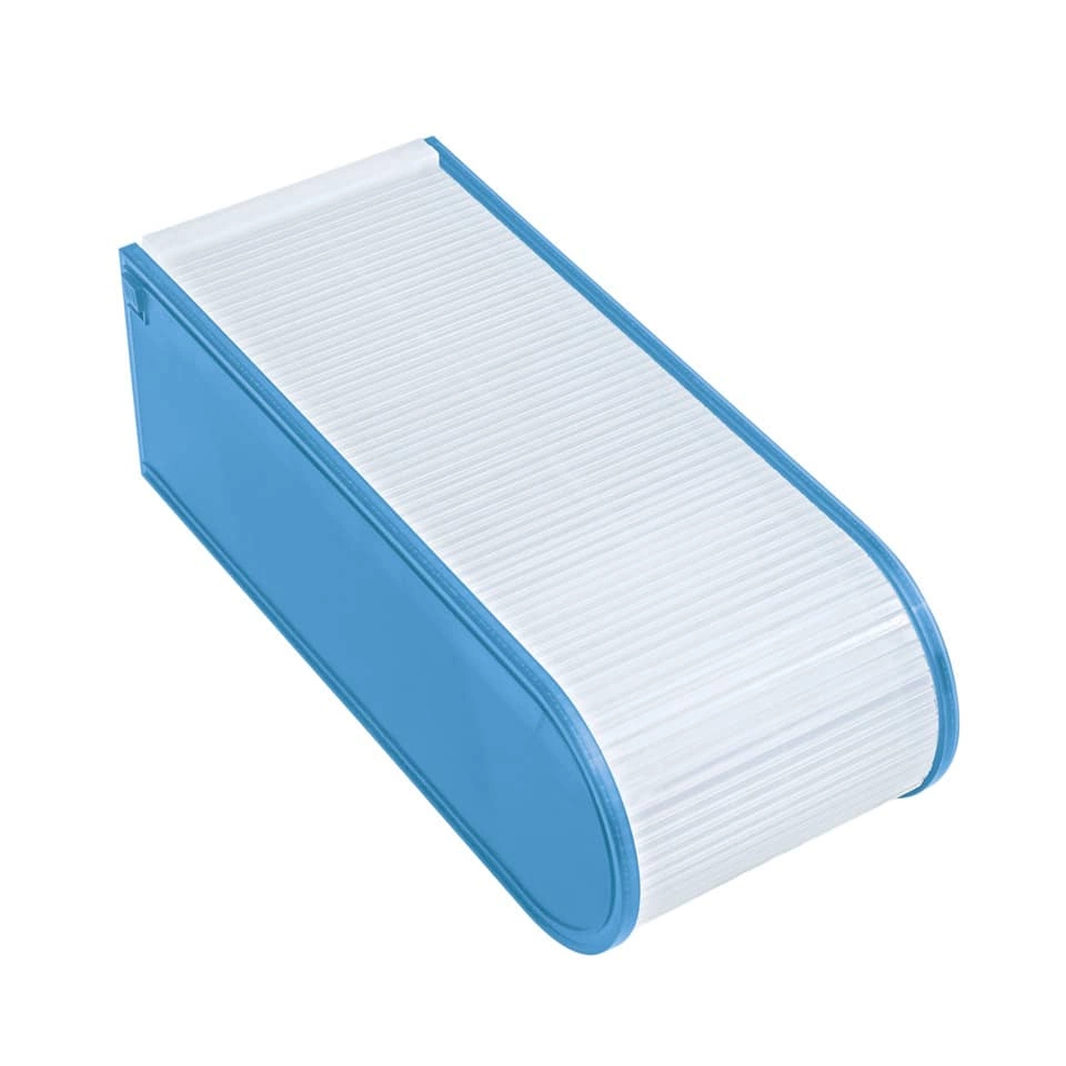 WEDO Lernkartei A8 für 500 Karten, inkl. 100 Karten, blau