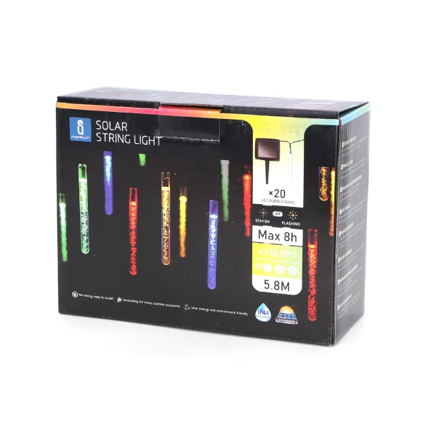 Aigostar LED Solar Lichterkette, RGB