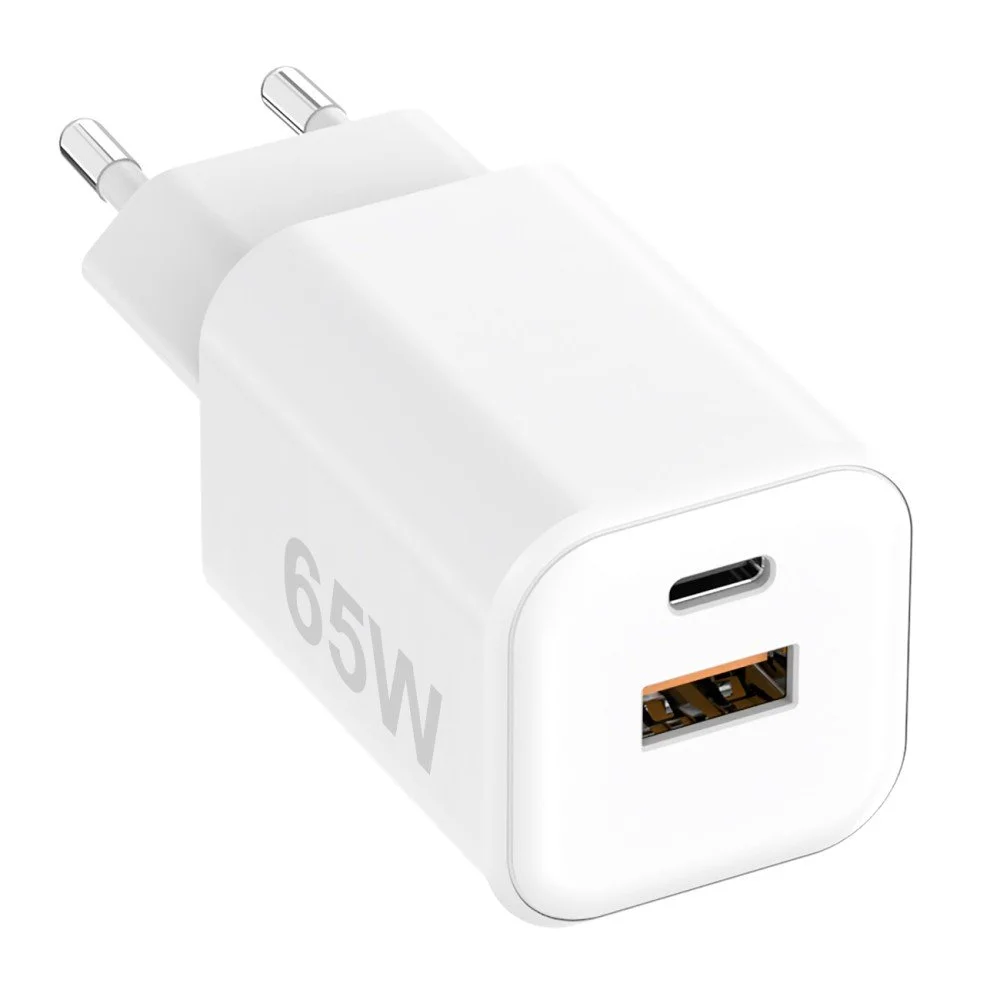 Fontastic Netzteil MINI GaNto 65W Type-C PD + USB-A FC weiß