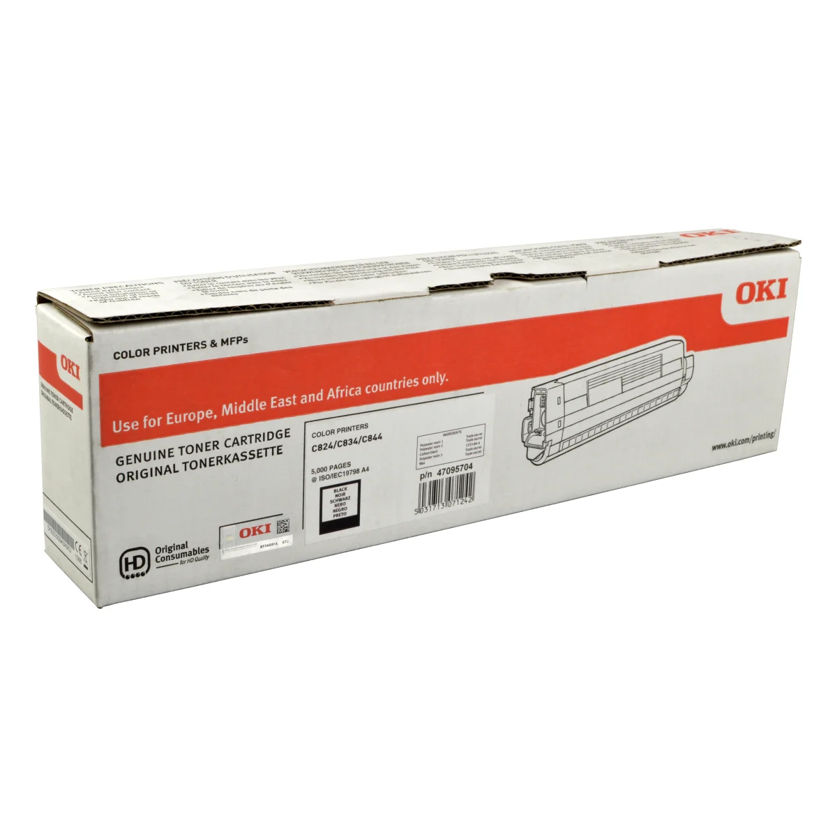 Oki Toner schwarz 5.000 Seiten (47095704)
