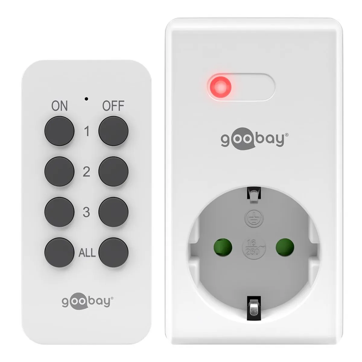 Goobay Funksteckdosen-Set 1+1