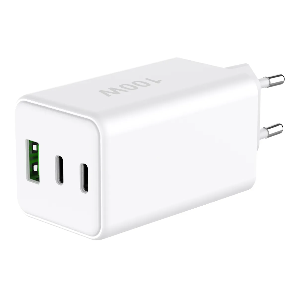 Fontastic Netzteil GAN 100W, 2 x Typ-C + USB-A weiß