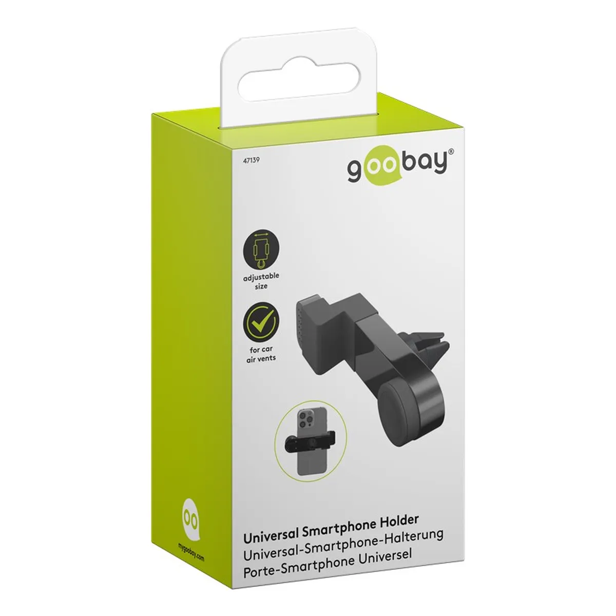Goobay Universalhalter für den Lüftungsschacht Slim