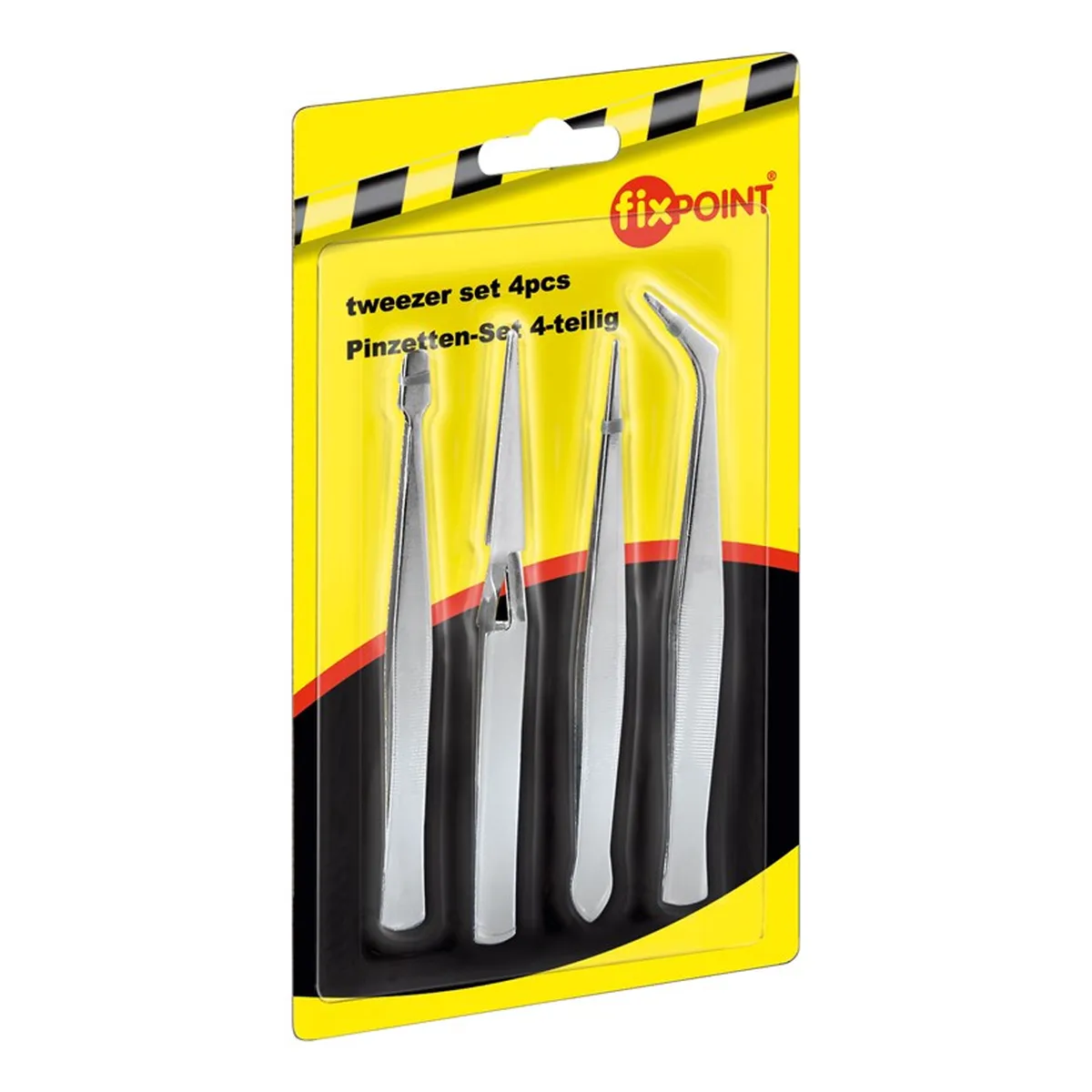 Fixpoint Pinzetten-Set, 4 Stück