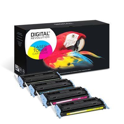 HP/Canon Q 6000-3, 707 - alternativer ECO MultiPack Toner 'schwarz cyan magenta gelb' 8.500 Seiten - Digital Revolution