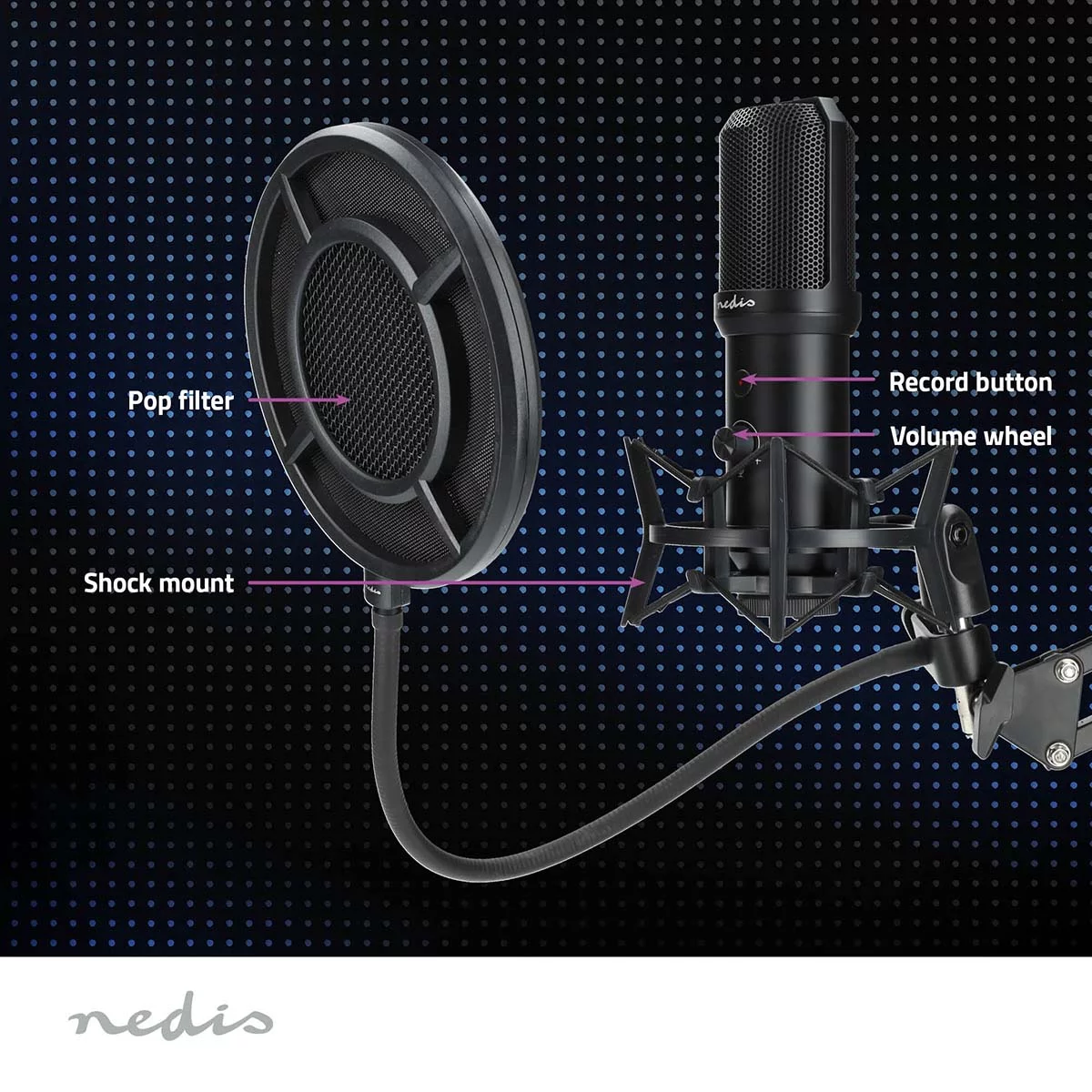 Nedis Gaming-Mikrofon