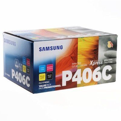 Samsung Toner MultiPack '406' BCMY 4.500 Seiten