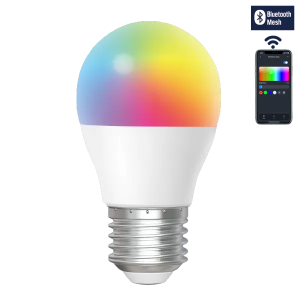 LED 'Classic' E27, 4,9W, RGB