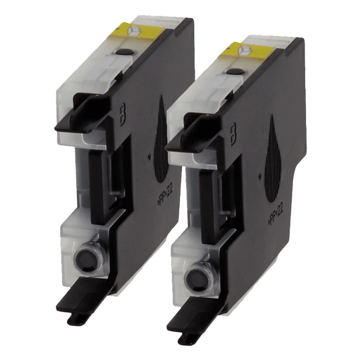 Brother LC-1280 XL BK BP 2 DR  - alternative Patronen Doppelpack schwarz 2x 60 ml | 2x 2.400 Seiten - Digital Revolution