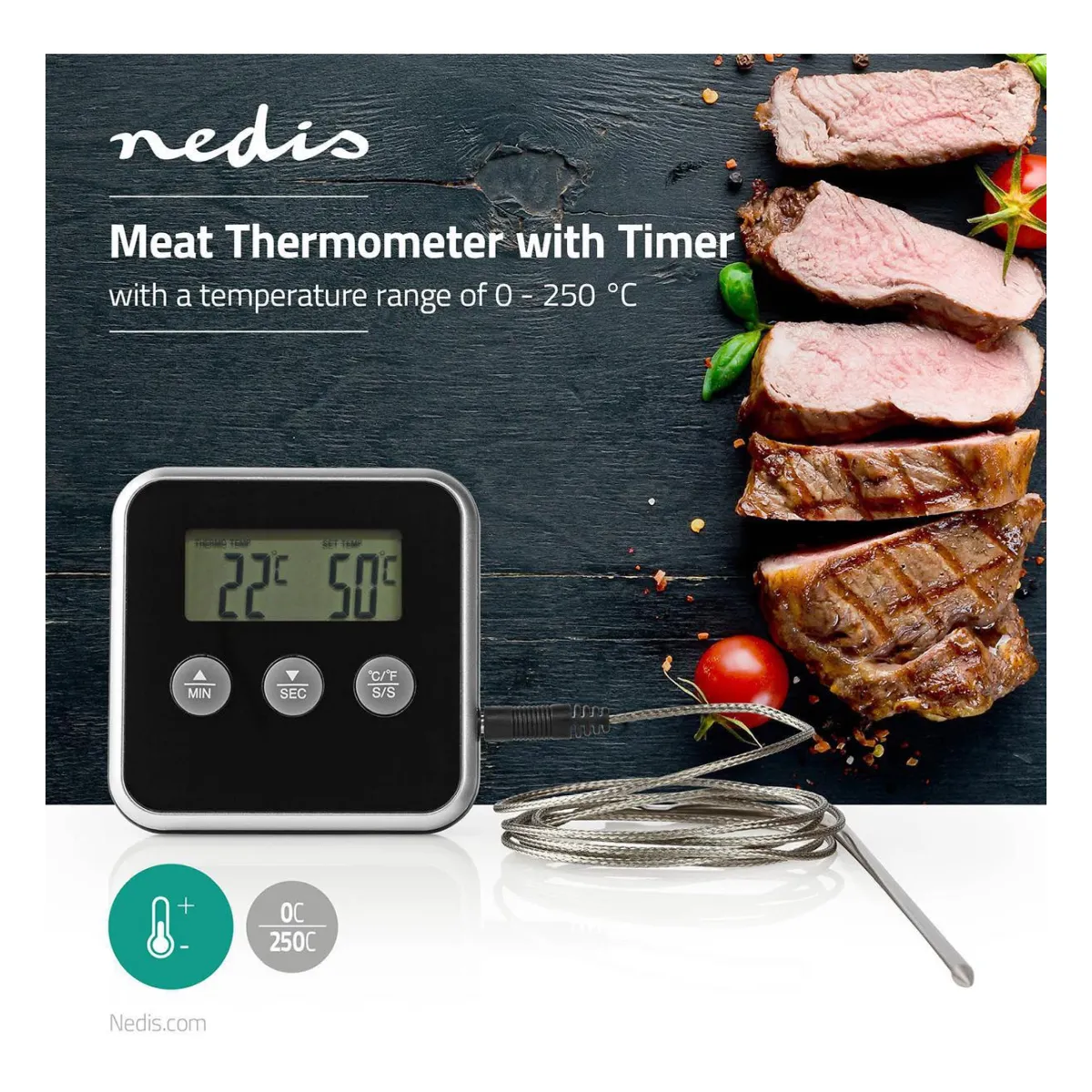 Nedis Fleischthermometer