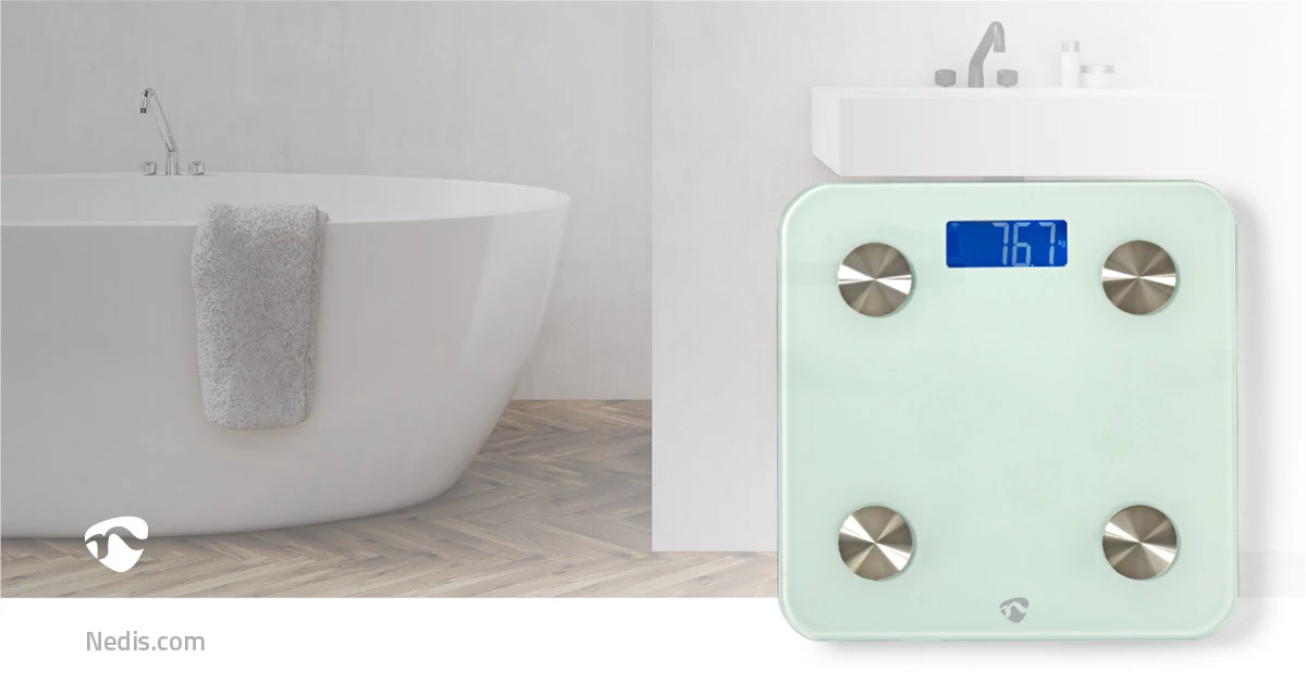 Nedis WIFI-SmartLife-Personenwaage