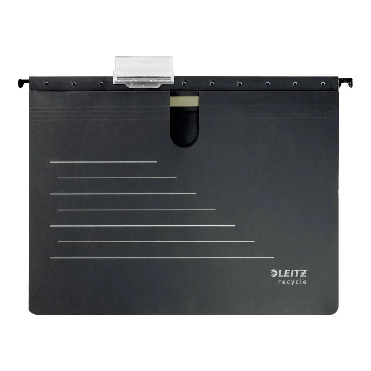 Leitz Hängehefter Alpha® Recycle - kfm. Heftung, Karton (RC), schwarz
