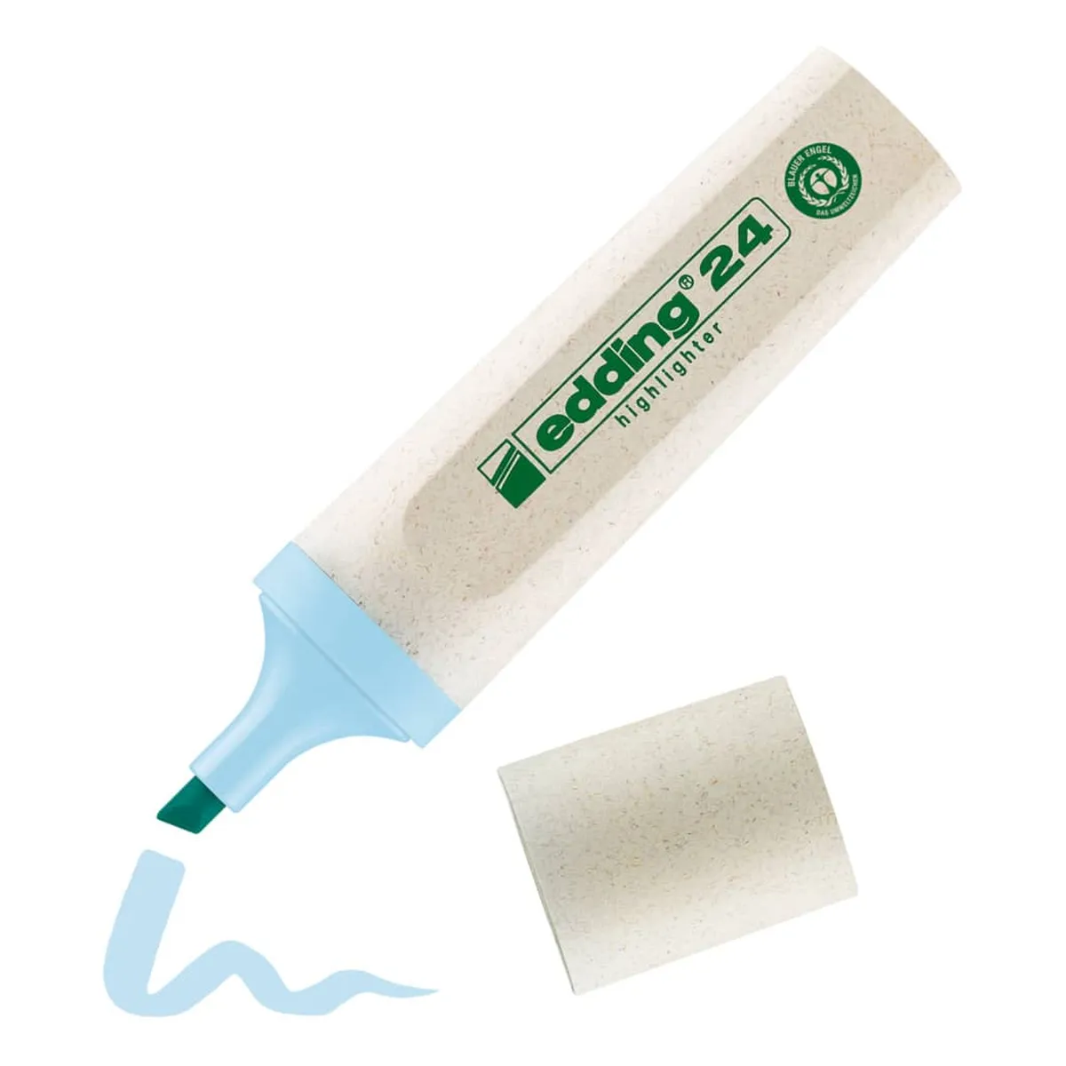 Edding 24 EcoLine Textmarker - nachfüllbar, pastellblau