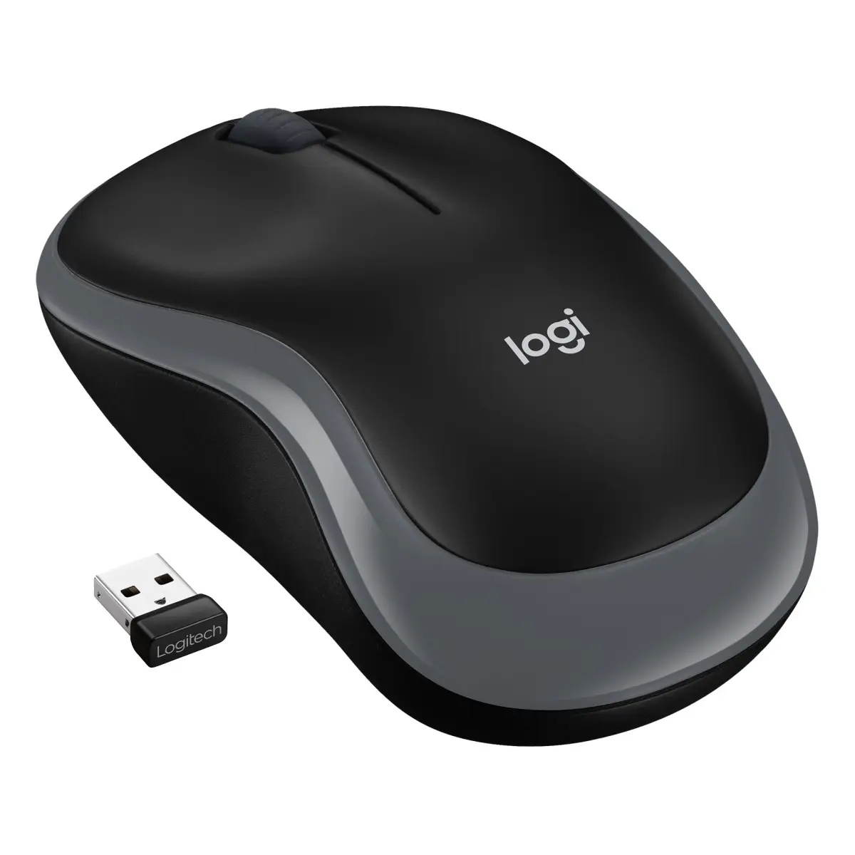 Logitech kabellose Maus M185 grau 2.4 GHz