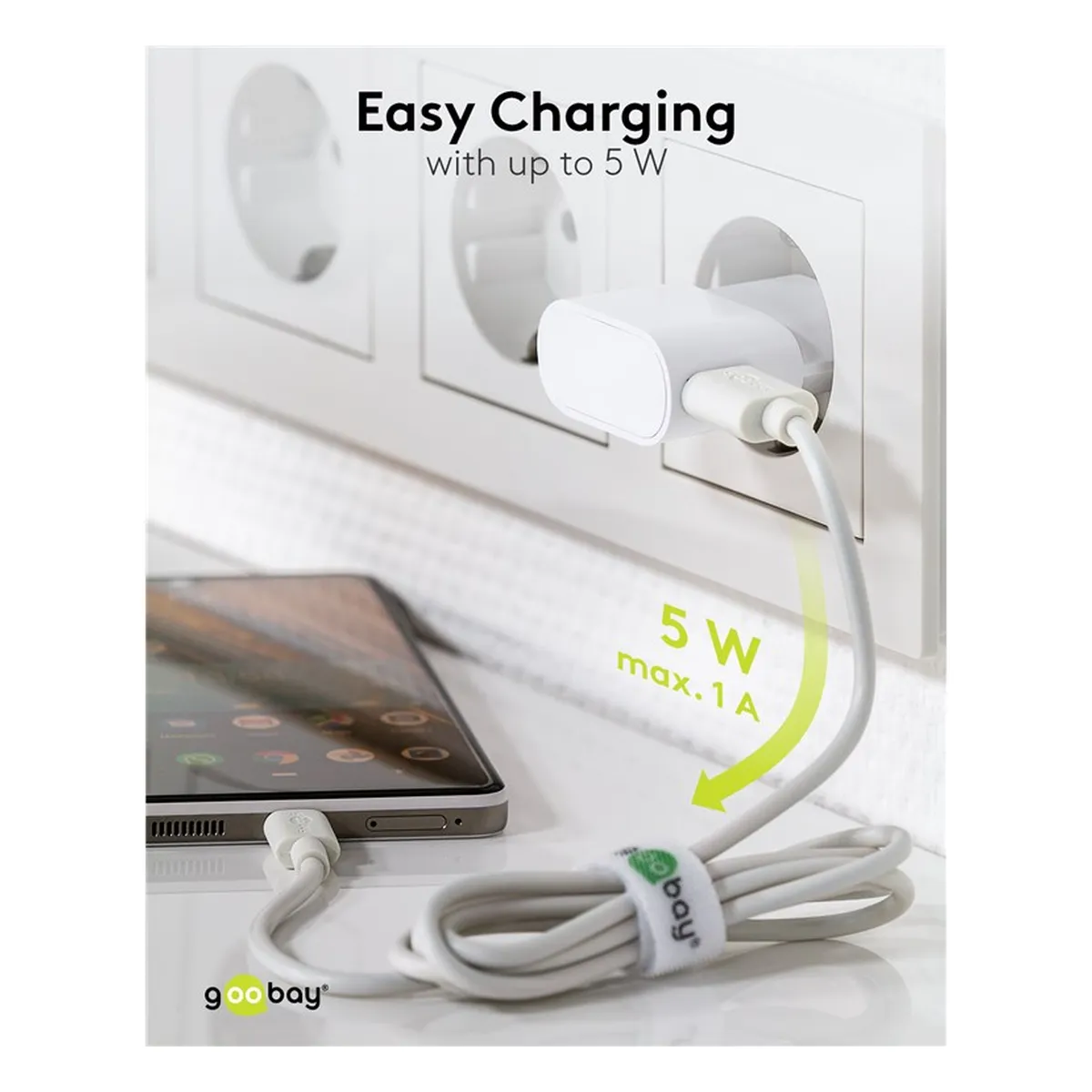 Goobay USB Ladegerät 1 A