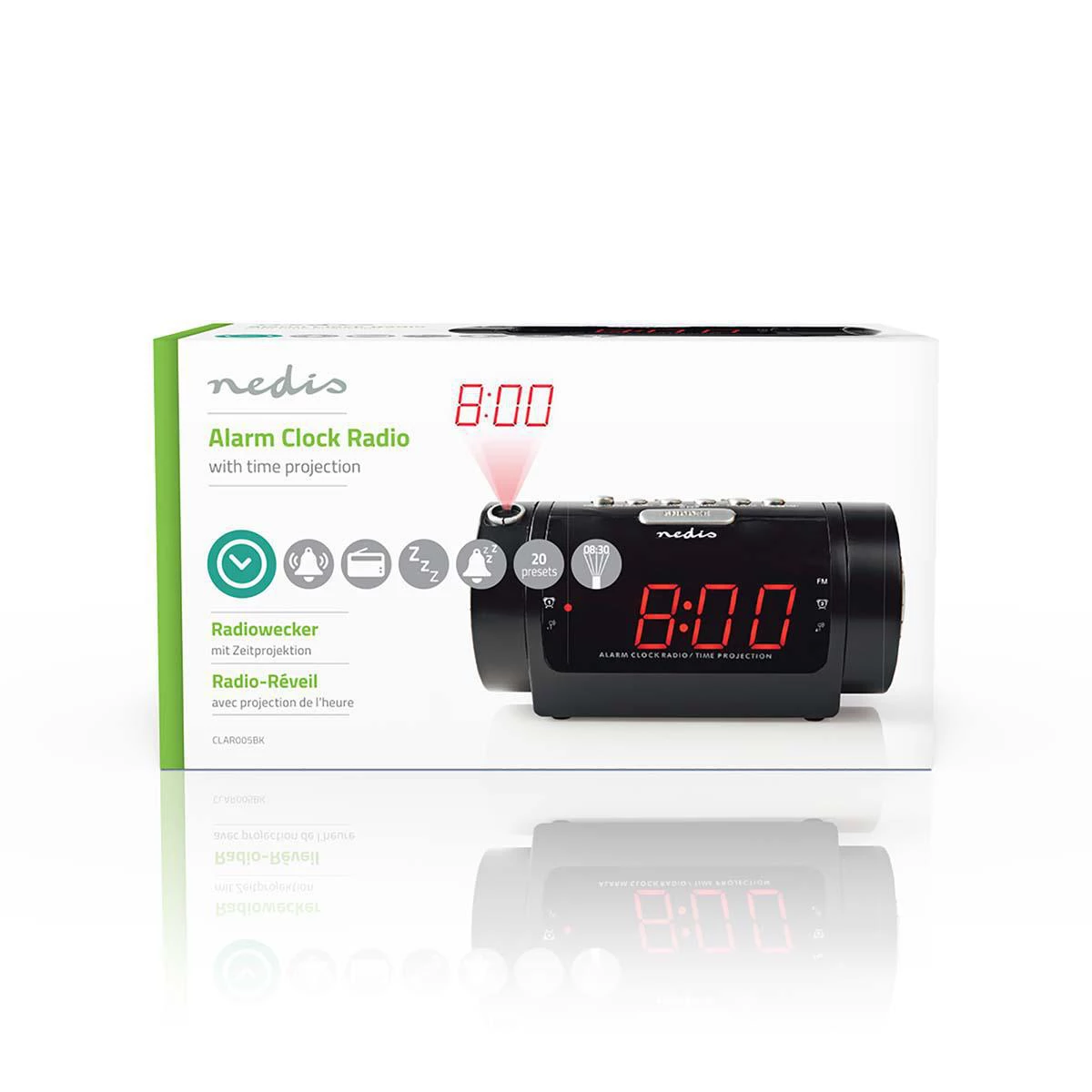 Nedis Digital-Wecker-Radio