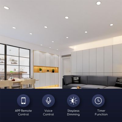 Aigostar Smart LED Einbaustrahler 18W 205mm