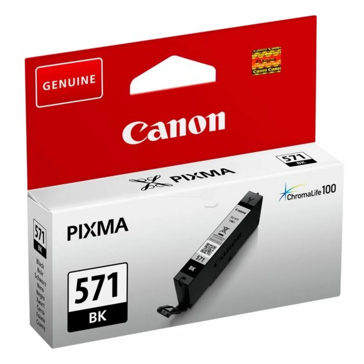 Druckerpatrone Canon CLI-571 BK foto schwarz 6,5 ml | 1.105 Seiten (0385C001)