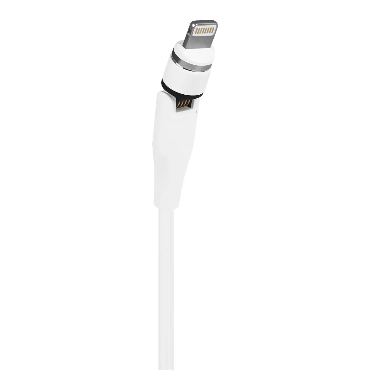 Fontastic 3in1 - Magnet Datenkabel 540Grad Drehbar, weiß