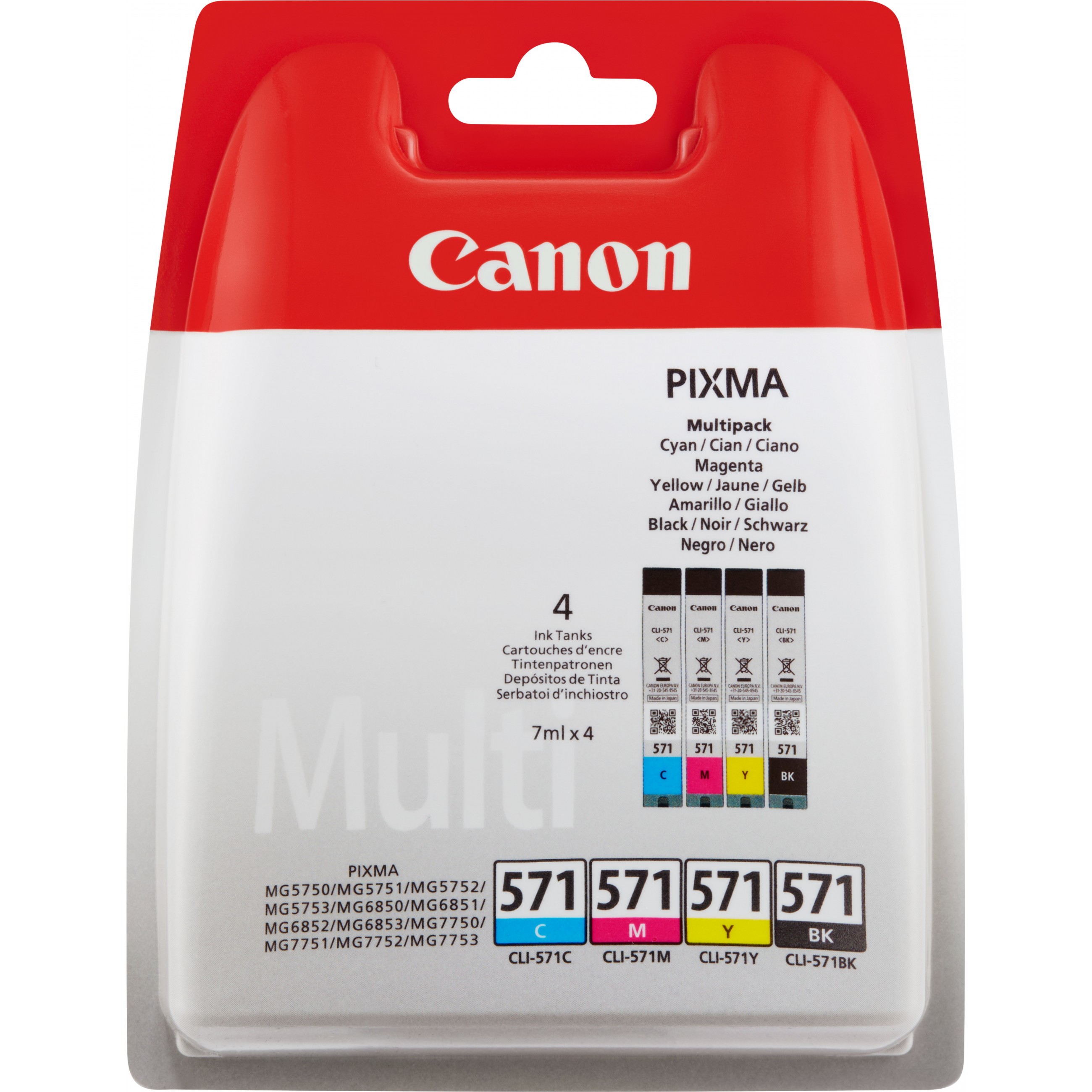 Canon MultiPack 'CLI-571' BCMY 28 ml