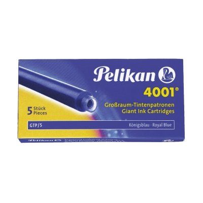 Tintenpatrone 4001® GTP/5 - königsblau, 5 Patronen