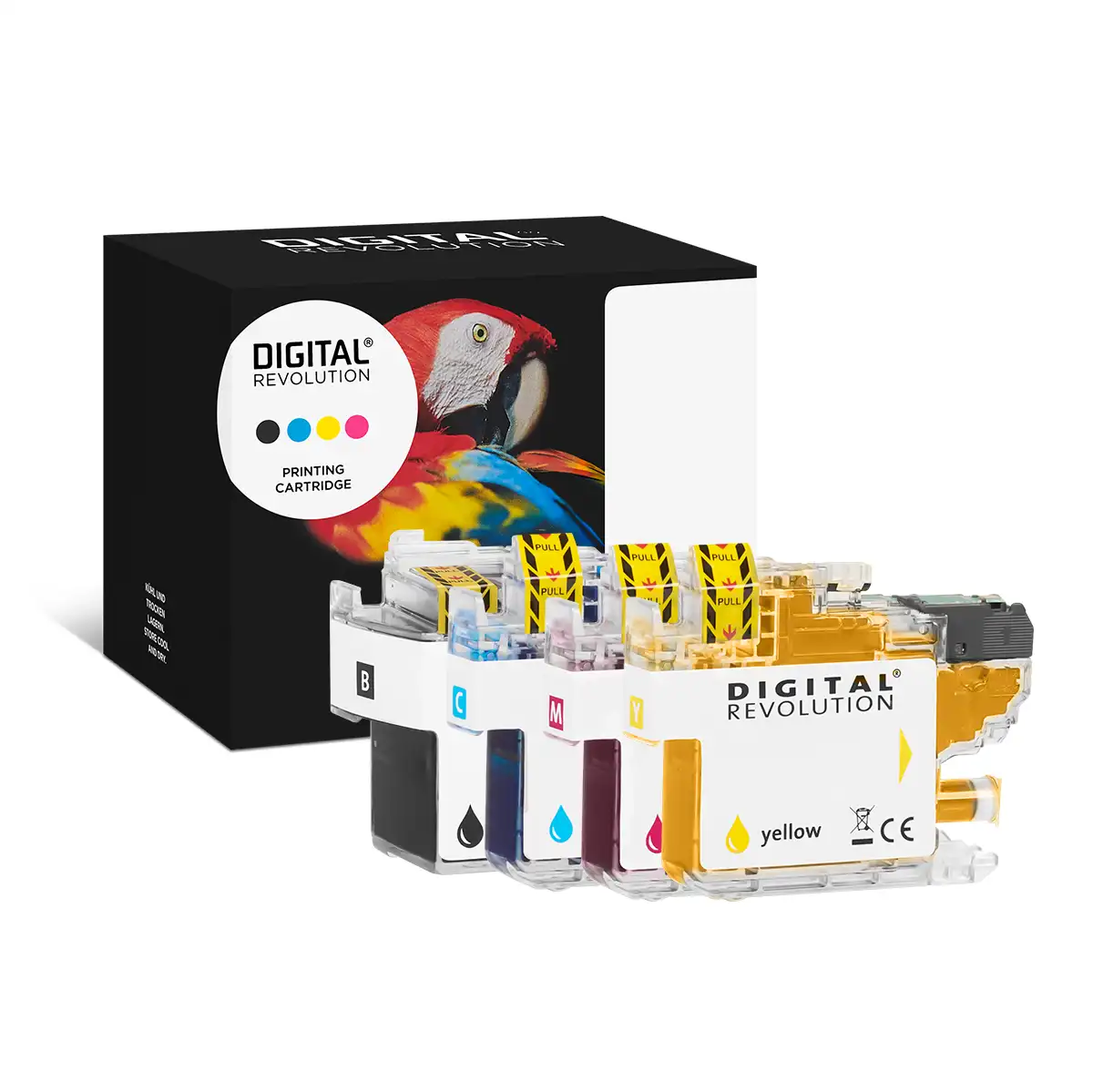 Brother LC-422 - alternative Patrone MultiPack 'schwarz cyan magenta gelb' 7500 Seiten - Digital Revolution
