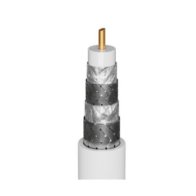 Goobay TV Antennenkabel (135 dB typ), 4x geschirmt