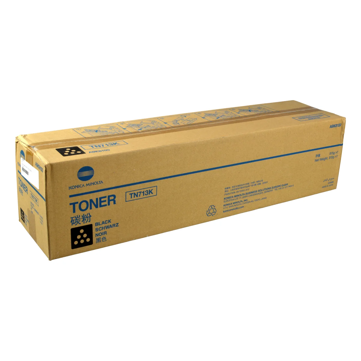 Konica Minolta Toner TN-713K  A9K8150  schwarz